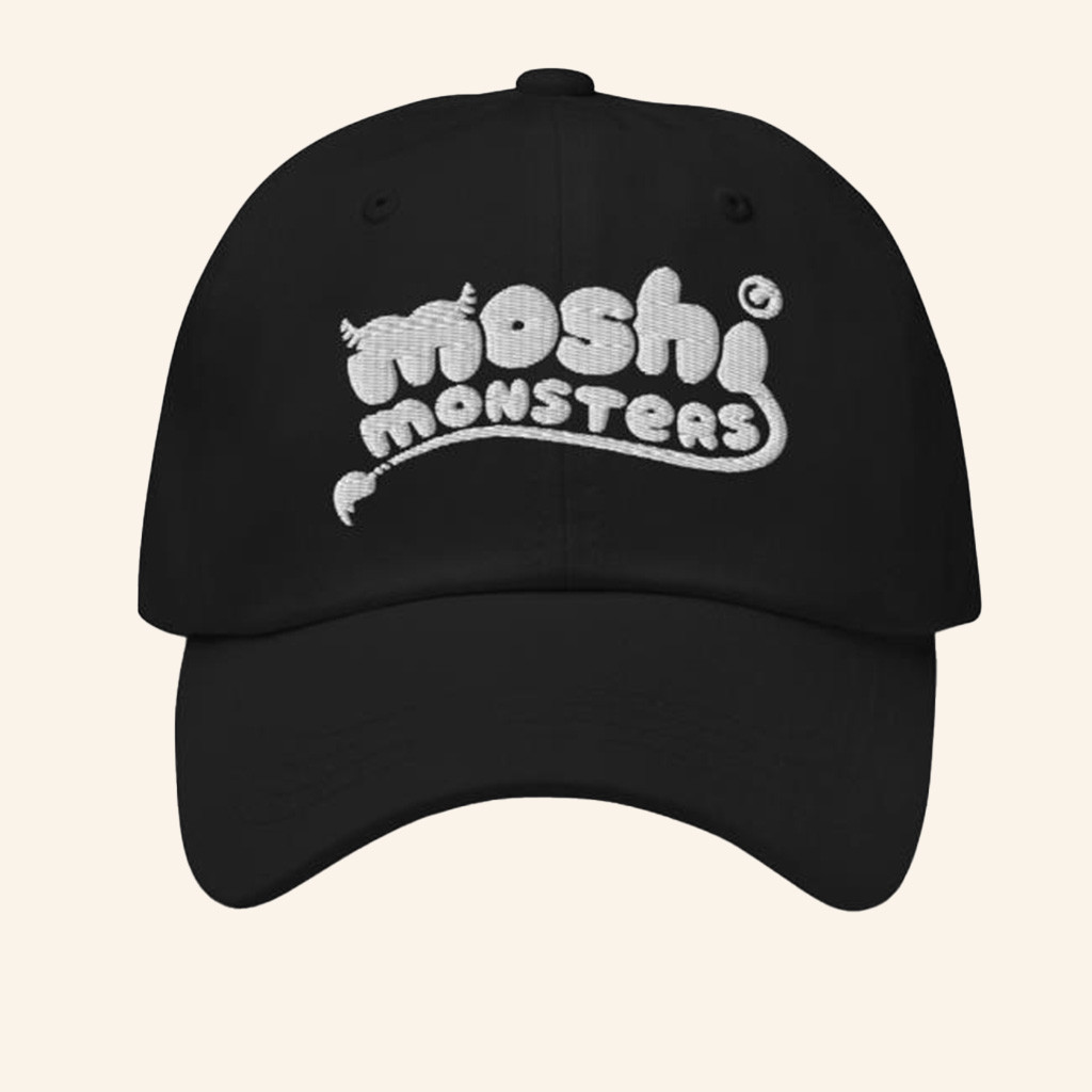Mind Candy Merch Moshi Monsters Full Logo Embroidered Hat Gifts For Dad-1