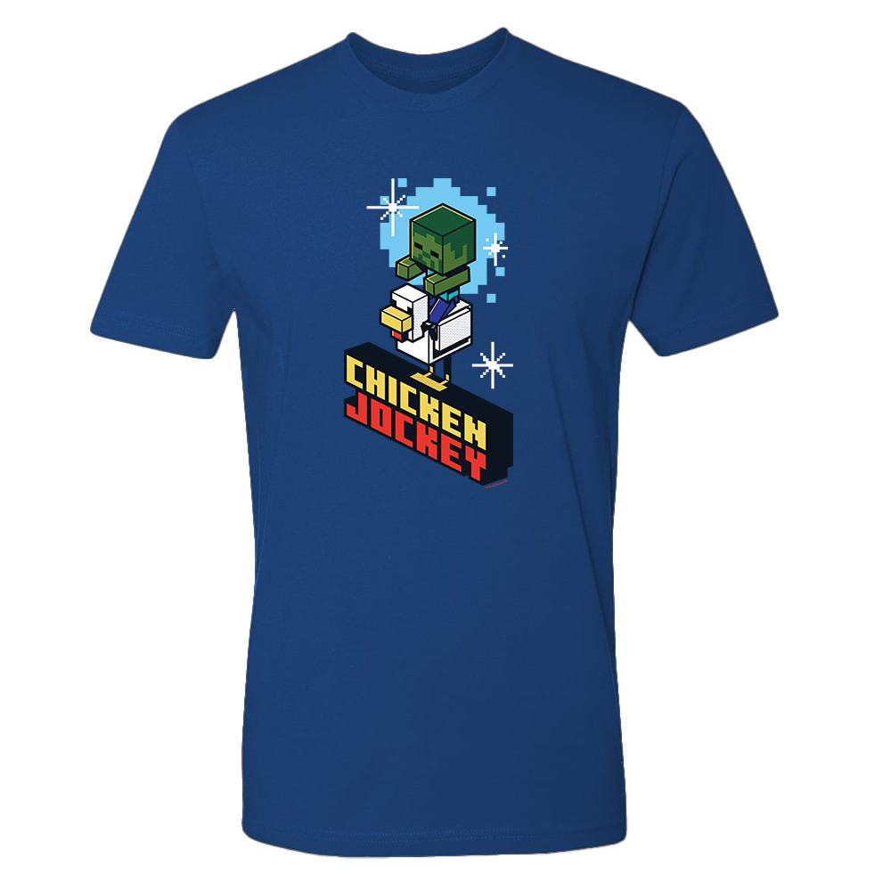 Minecraft Jolly Mobs Chicken Jockey T-Shirt Gifts For Game Fans-1
