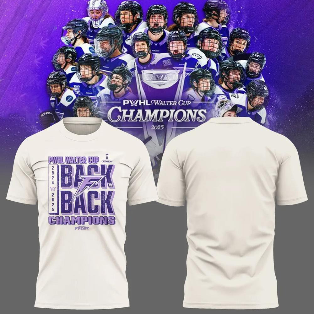 Minnesota Frost 2025 Walter Cup Champions Back To Back T-Shirt Father In Law Gifts Dad's Day-1