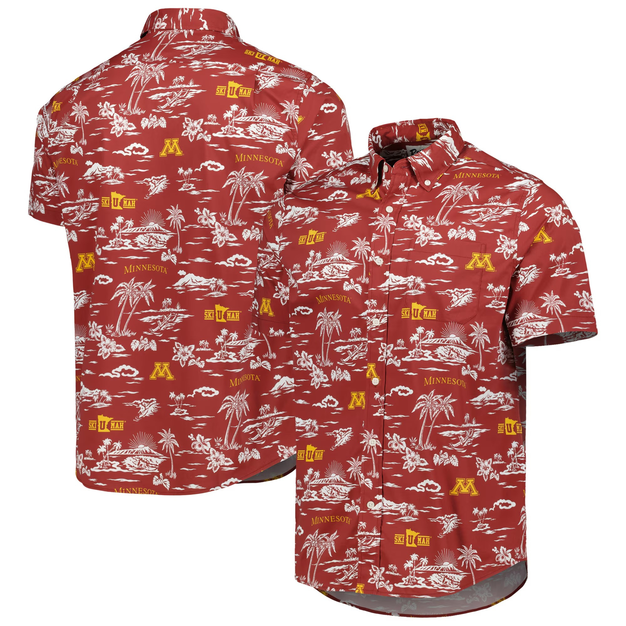 Minnesota Golden Gophers Hawaiian Shirt NCAA Aloha Shirt Best Father's Day Special Gifts-1