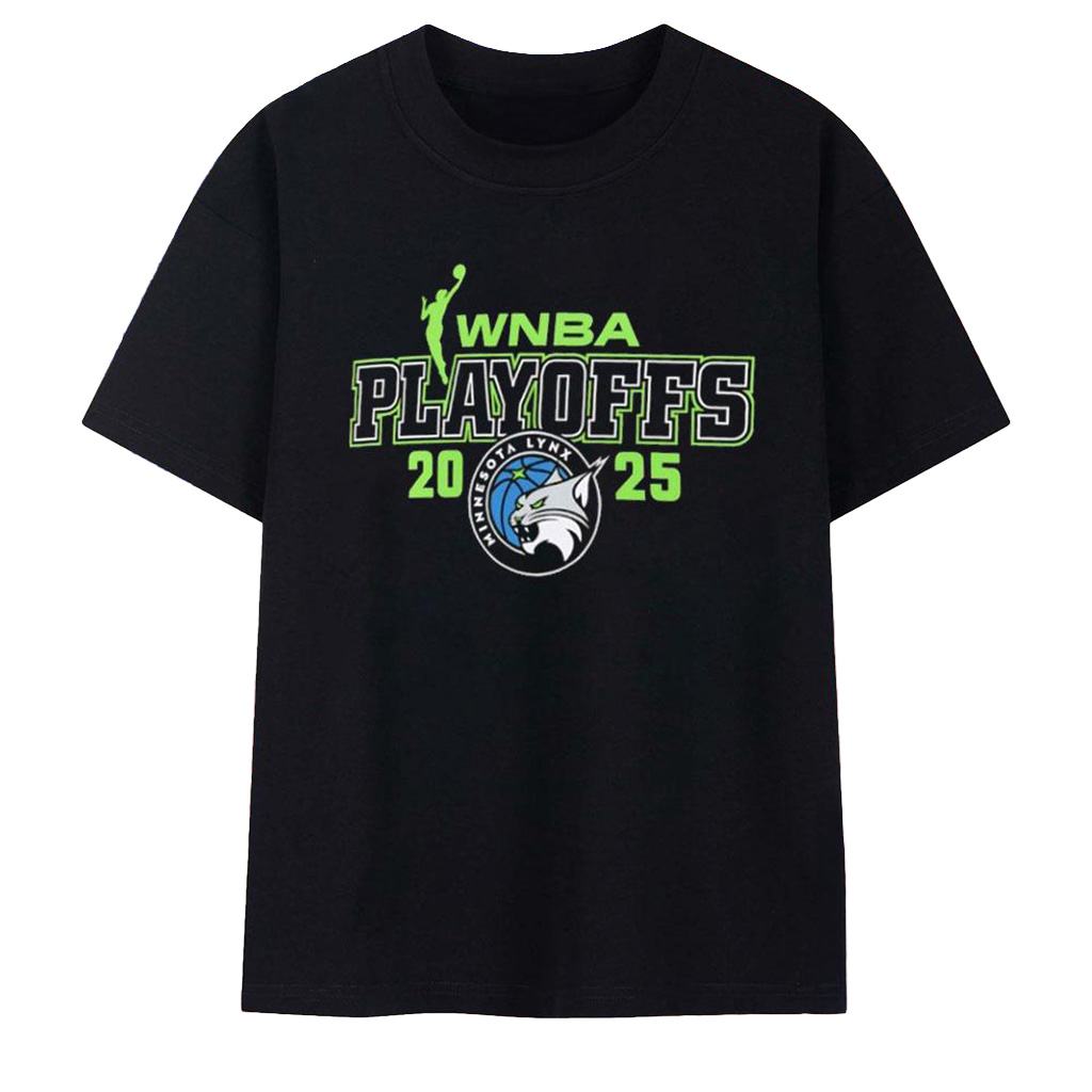 Minnesota Lynx 2025 WNBA Playoffs T-Shirt Minnesota Lynx Merch Basketball Fan Gift Ideas-1