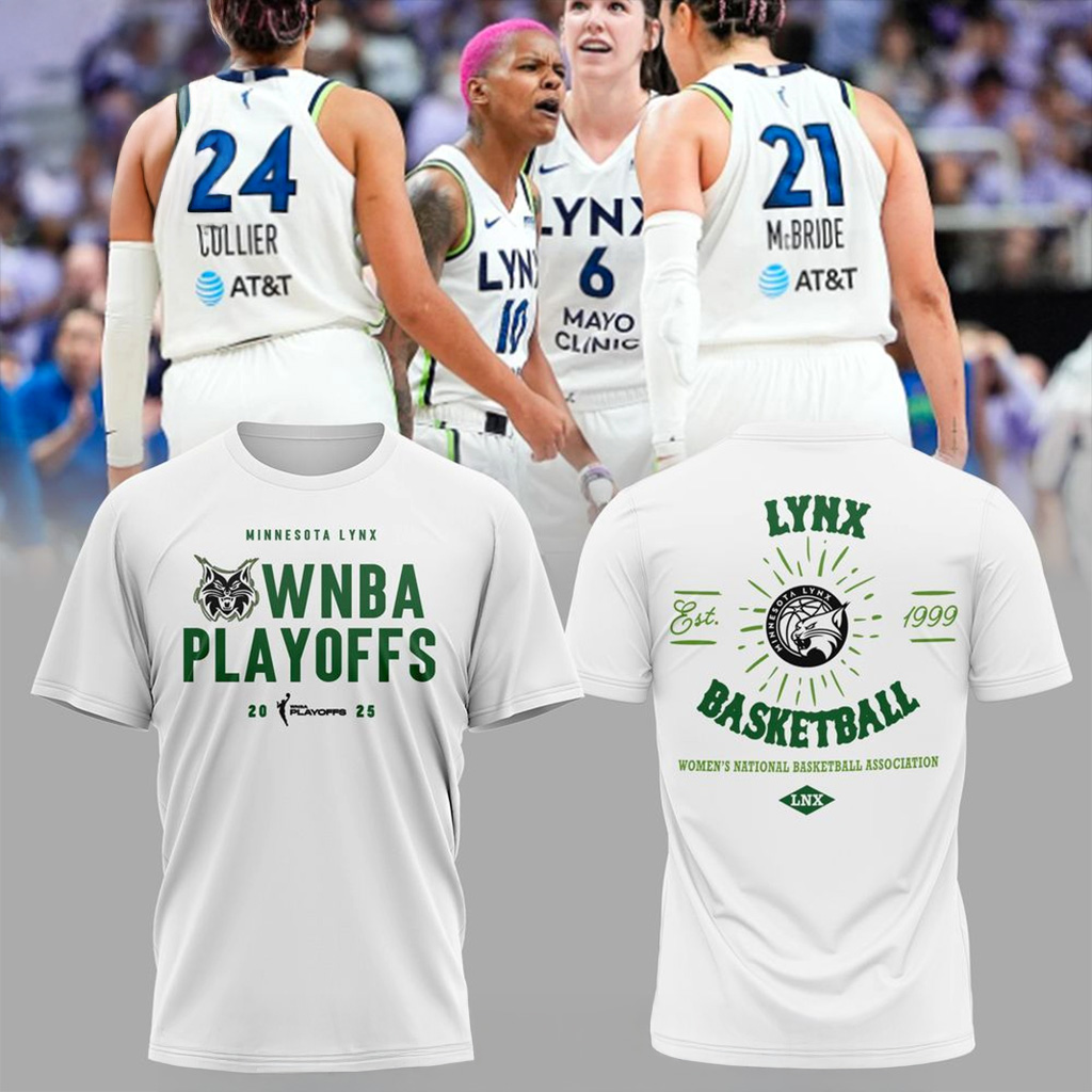 Minnesota Lynx WNBA Playoffs 2025 T-Shirt Minnesota Lynx Merch Gift For Friend-1