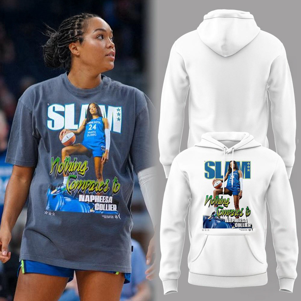 Minnesota Lynx X Napheesa Collier To Win MVP 2025 White Hoodie Fan Merch Gifts For Wife-1