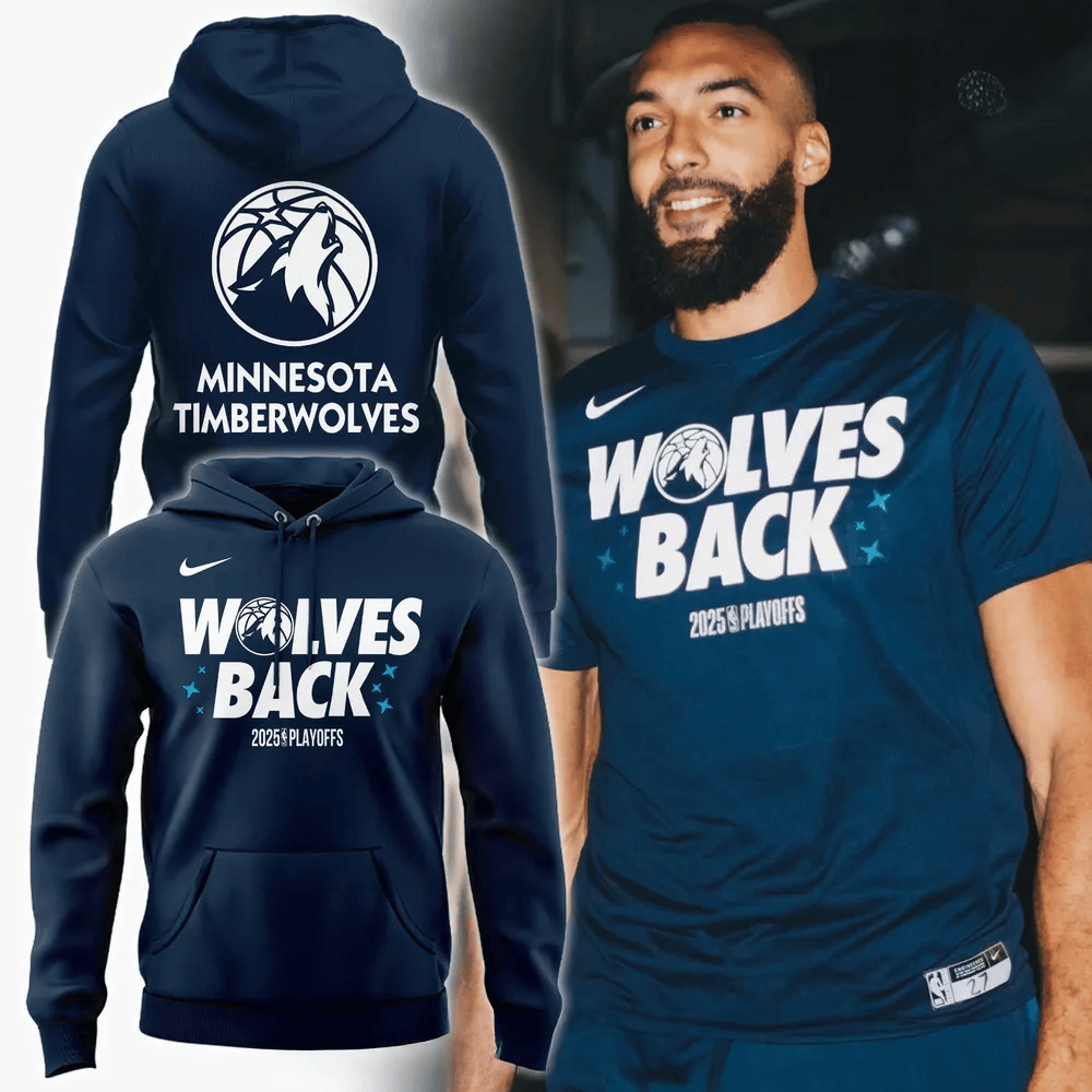 Minnesota Timberwolves Basketball 2025 Playoffs Special Hoodie Minnesota Timberwolves Merch-1