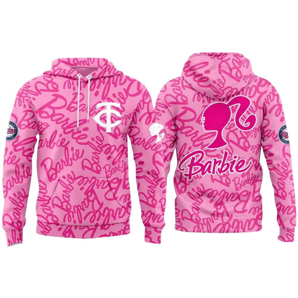 Minnesota Twins Barbie Night 2025 Hoodie Minnesota Twins Merch Mother'sDay Gifts 2025-1