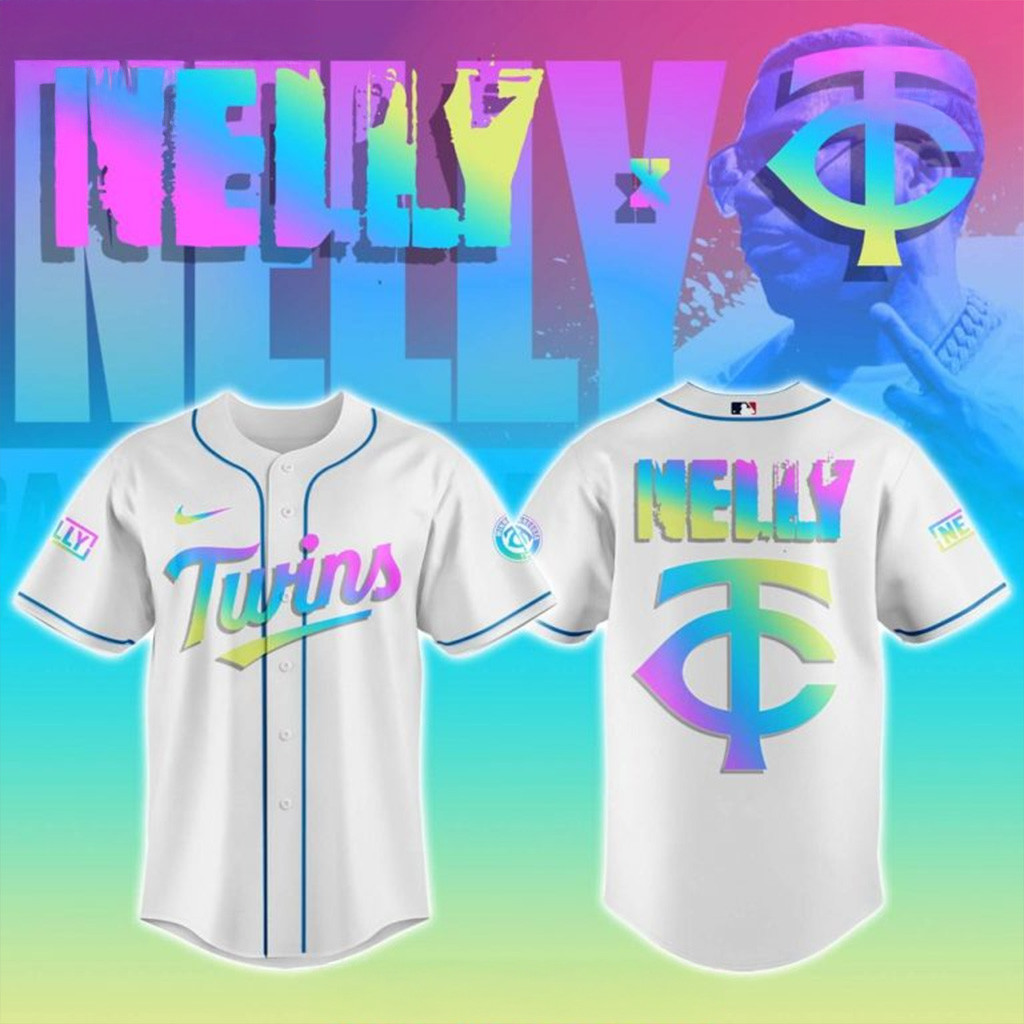 Minnesota Twins Collab Nelly Baseball Jersey Minnesota Twins Merch Gifts For Fans-1