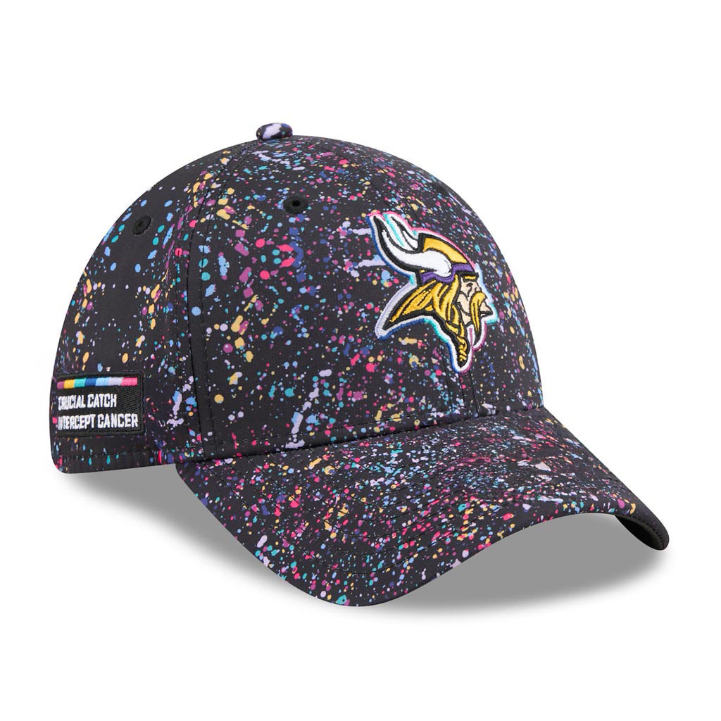 Minnesota Vikings Crucial Catch NFL Embroidered Hat 2025 Rainbow Vikings Merch Gifts For Fan-1