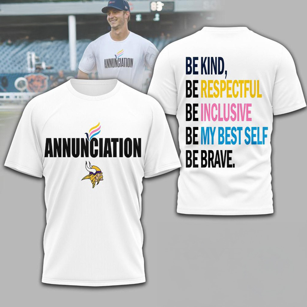 Minnesota Vikings NFL Annunciation 2025 Shirt Minnesota Vikings Merch Football Fans Gifts-1