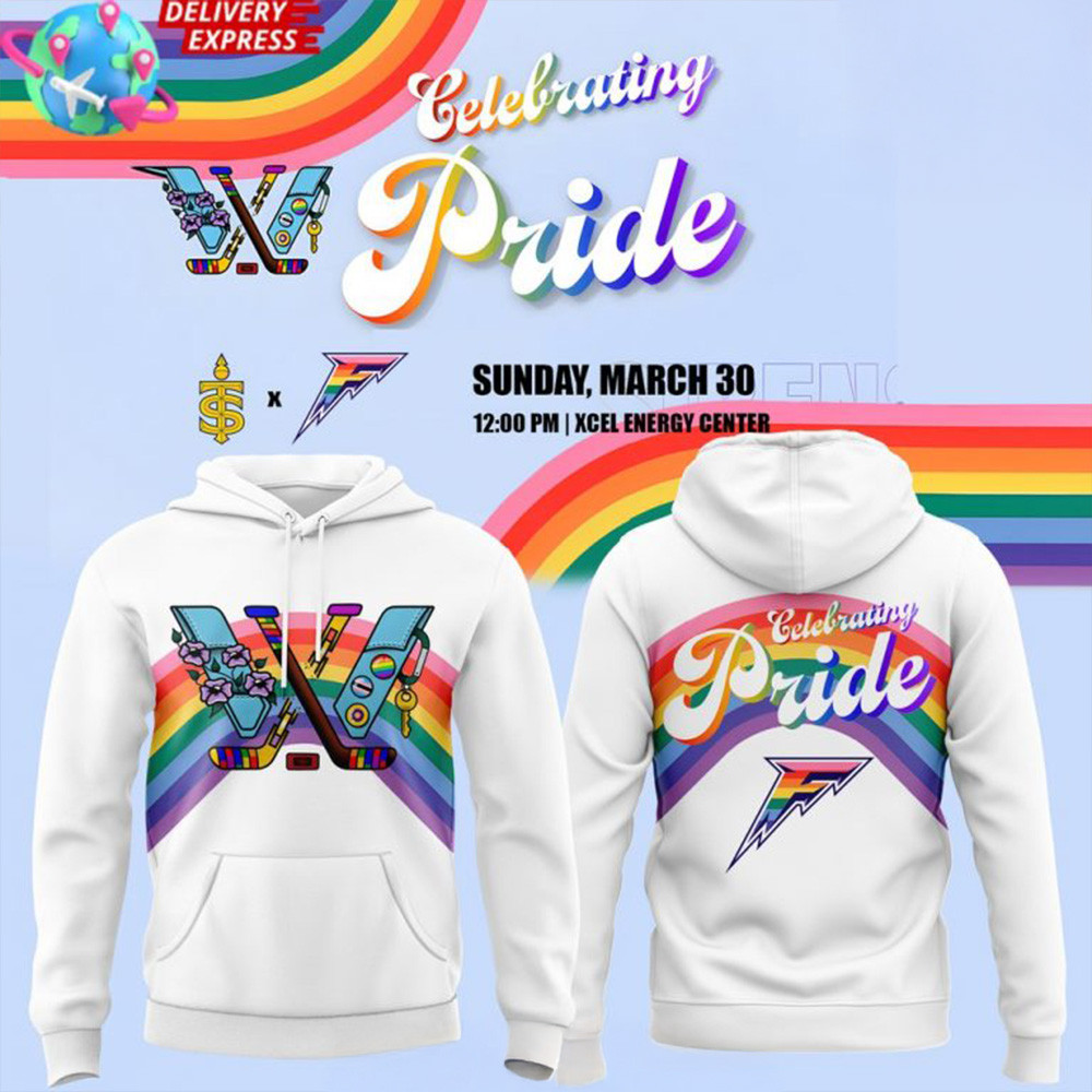 Minnesota Wild Celebrating Pride 2025 Hoodie Special Father's Day Gifts From Daughter-1 Minnesota Wild Celebrating Pride 2025 Hoodie Special Father's Day Gifts From Daughter-1