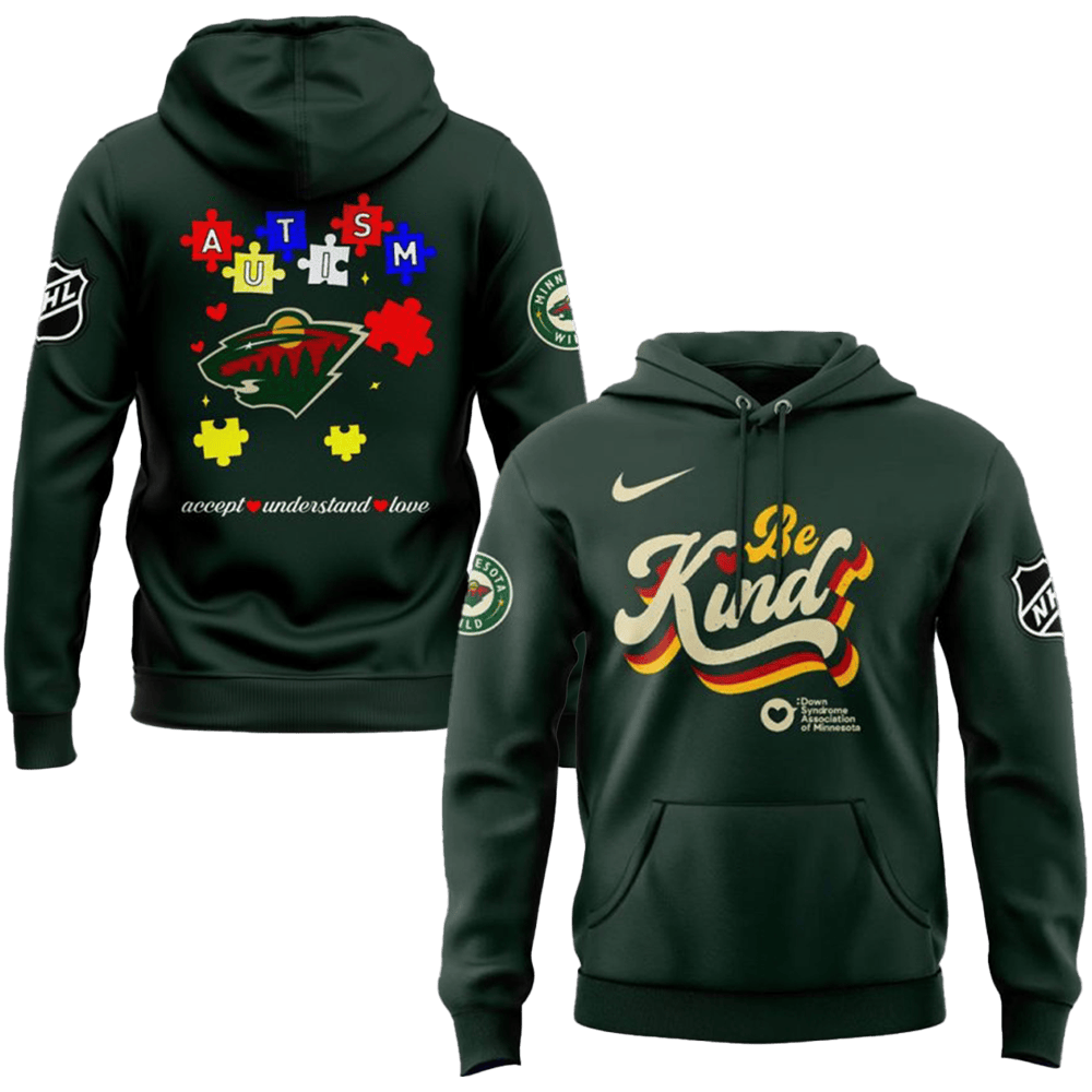 Minnesota Wild Down Syndrome Awareness 2025 Hoodie Minnesota Wild Merch Gifts For Hockey Fan-1