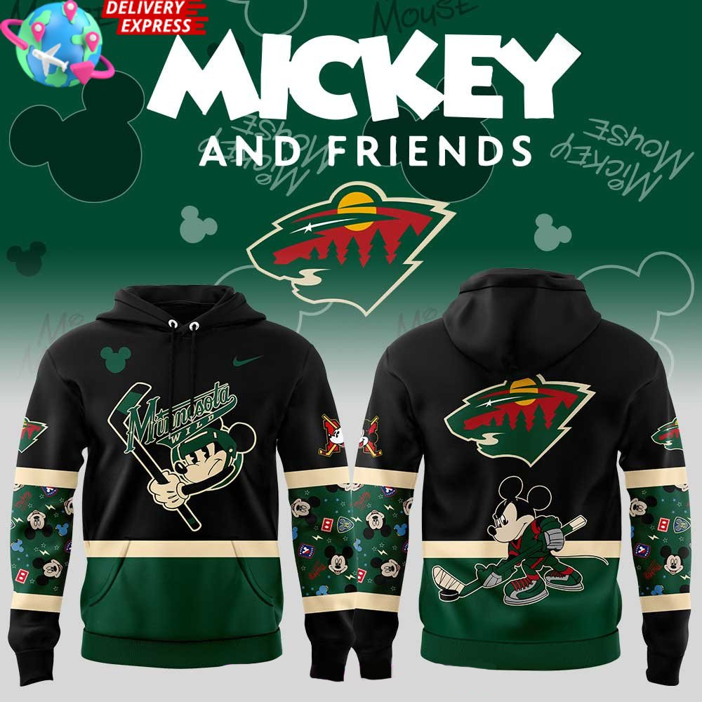 Minnesota Wild Mickey And Friends Special Hoodie Awesome Father's Day Gifts-1