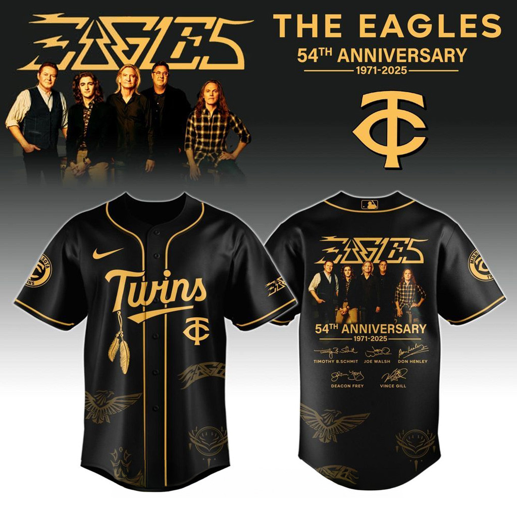 Minnessota Twins X Eagles Band Music Jersey 2025-1