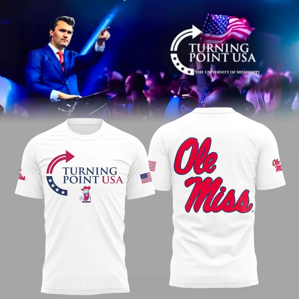 Mississippi University x Turning Point USA T-Shirt Fan Merch Christmas Gift Ideas For Dad-1