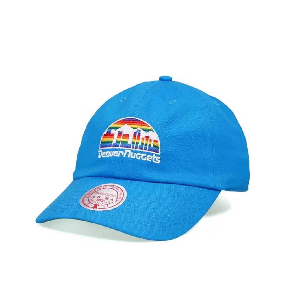 Mitchell And Ness Denver Nuggets Team Ground 2.0 Dad Hardwood Classic Hat Gifts For Dad-1