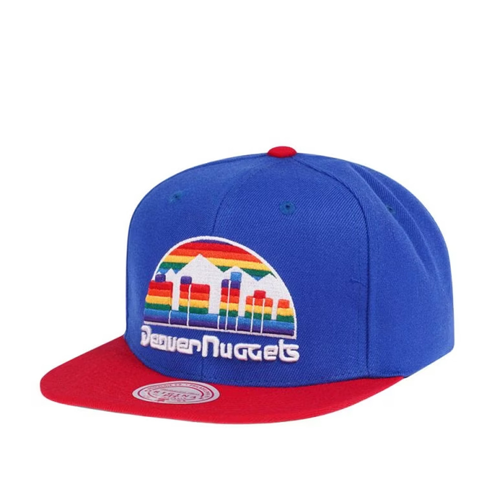 Mitchell And Ness Denver Nuggets Team Two Tone Hardwood Hat Gifts For The Basketball Enthusiast-1