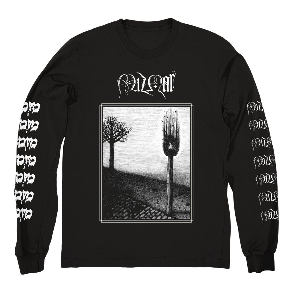 Mizmor Merch Black Flame Long Sleeve Shirt Mizmor Shirt Father's Day Gifts For Metal Music Lovers-1