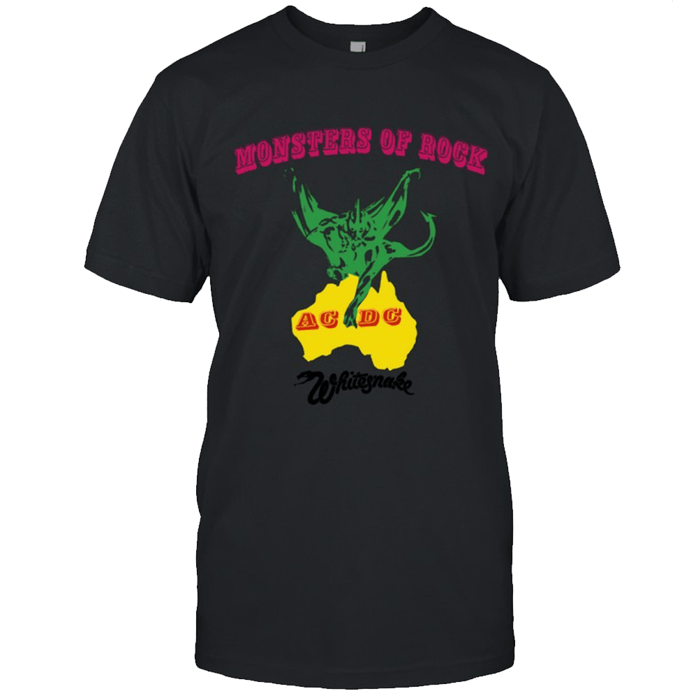 Monsters Of Rock Merch ACDC Monsters Of Rock T-Shirt Dad Fathers Day Gifts-1
