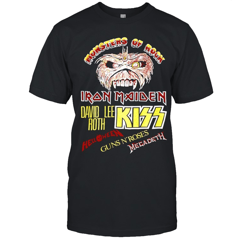 Monsters Of Rock Merch Iron Maiden Monsters Of Rock Shirt Gifts For Father's Day From Wife-1