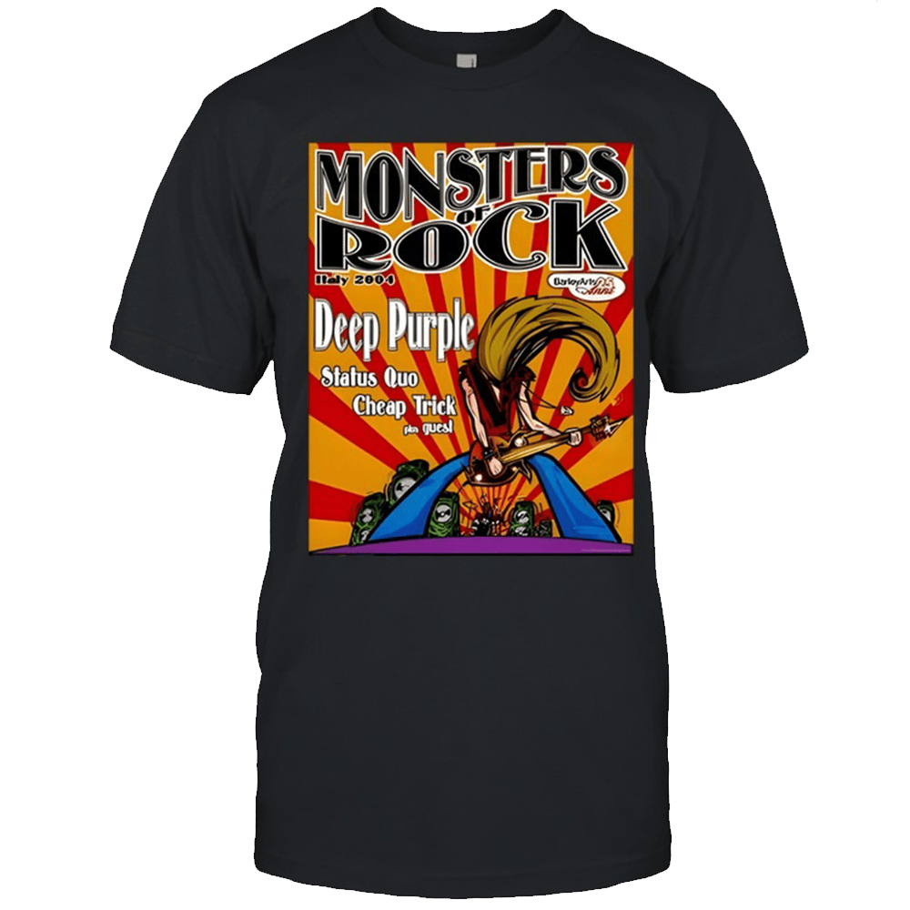 Monsters Of Rock Merch Monsters Of Rock 2004 T-Shirt Fathers Day Delivery Gifts-1