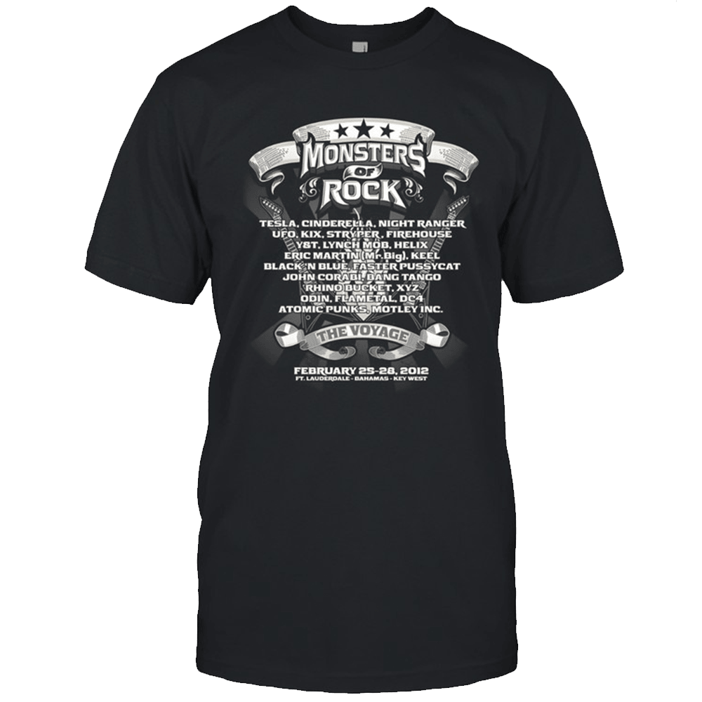 Monsters Of Rock Merch Monsters Of Rock 2012 T-Shirt Father's Day Present Ideas-1