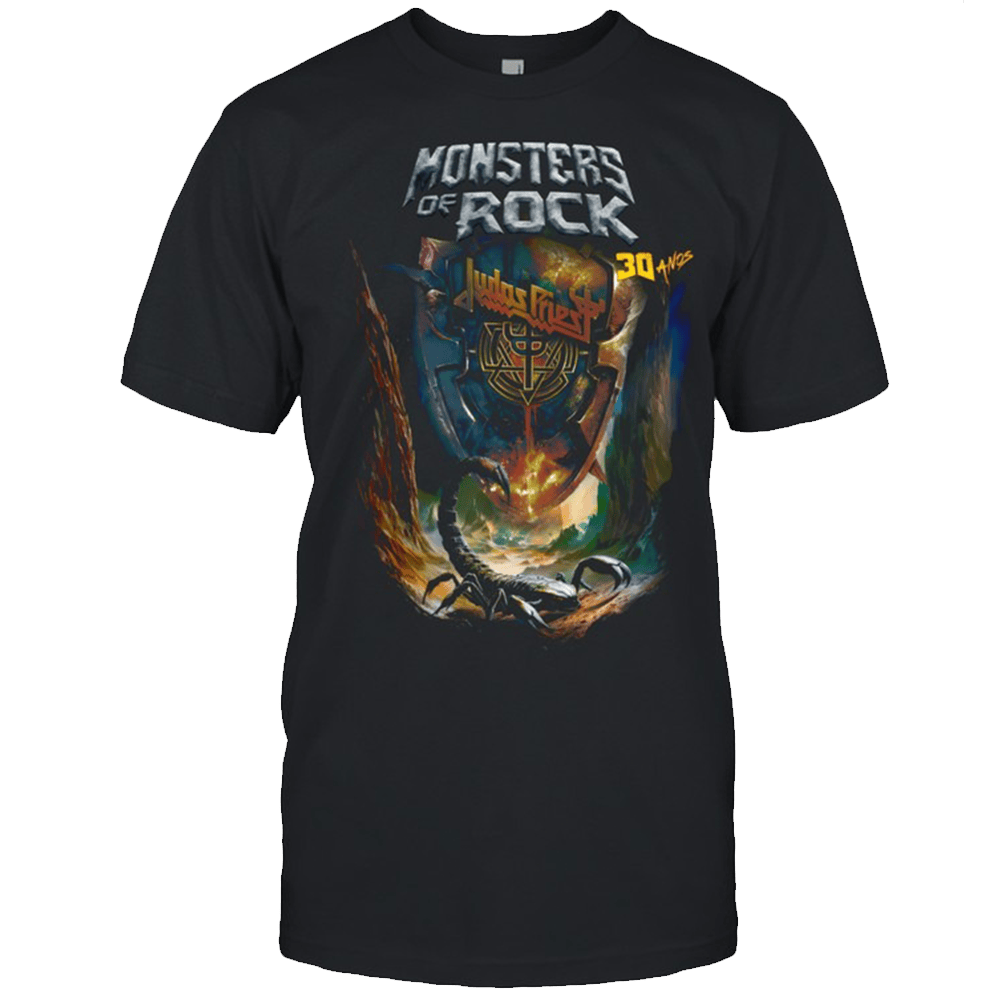 Monsters Of Rock Merch Monsters Of Rock 30 Anos T-Shirt Stepdad Gifts For Father's Day-1