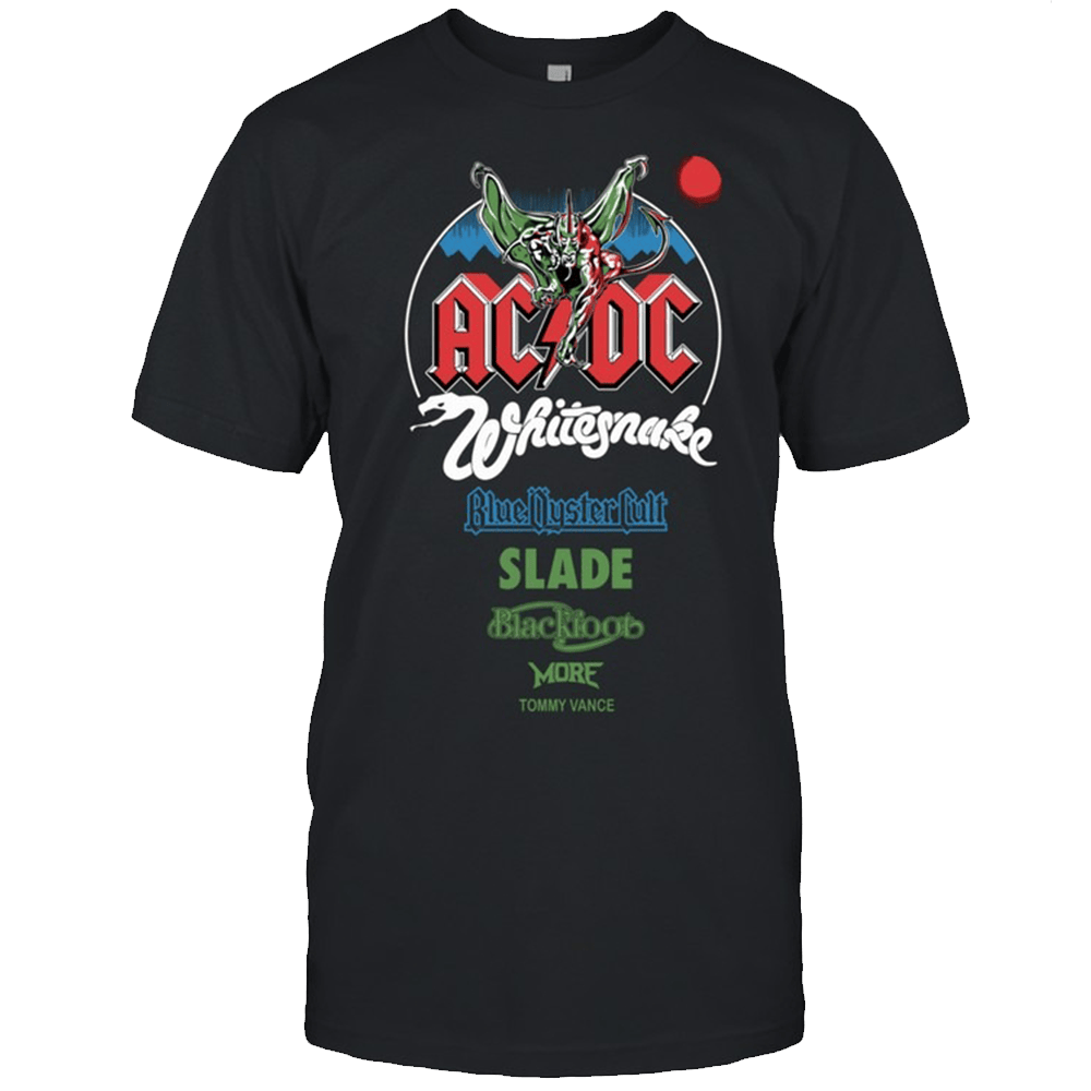 Monsters Of Rock Merch Monsters Of Rock ACDC T-Shirt Good Fathers Day Gifts-1