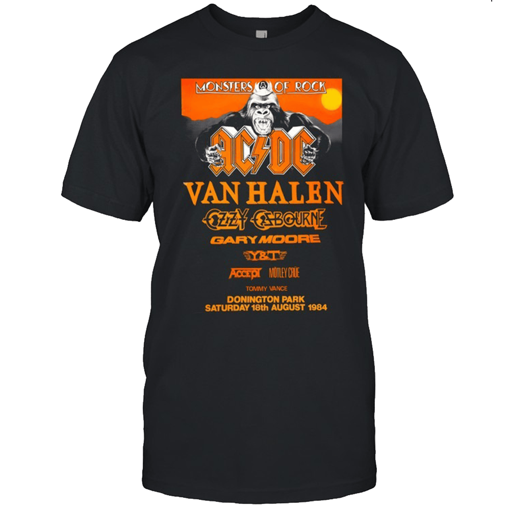 Monsters Of Rock Merch Monsters Of Rock ACDC T-Shirt Top 10 Father's Day Gifts-1