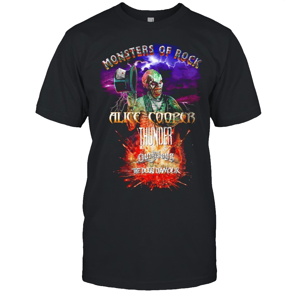 Monsters Of Rock Merch Monsters Of Rock Alice Cooper T-Shirt Gifts For Father In Law-1