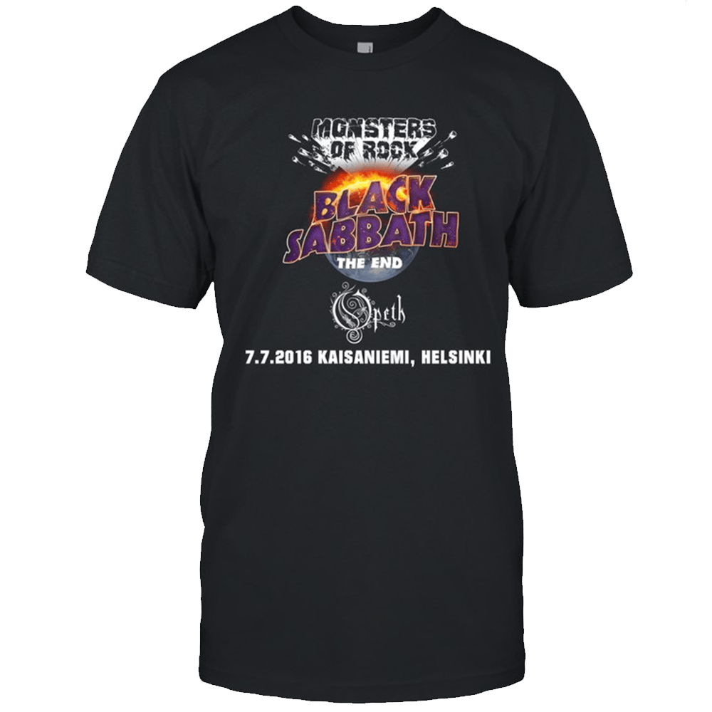 Monsters Of Rock Merch Monsters Of Rock Black Sabbath T-Shirt Awesome Father's Day Gifts-1