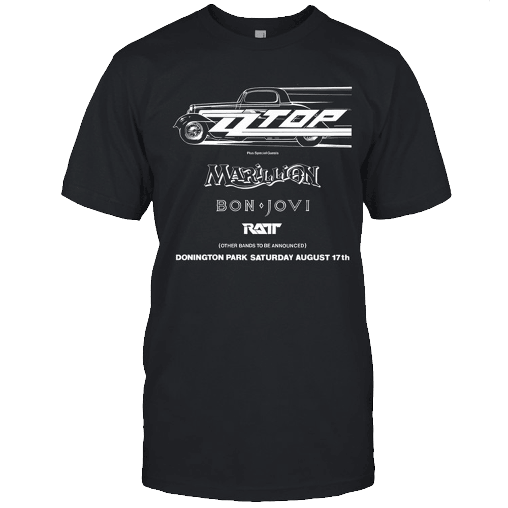 Monsters Of Rock Merch Monsters Of Rock Castle Donington 1985 BK T-Shirt Great Gifts For Dad-1