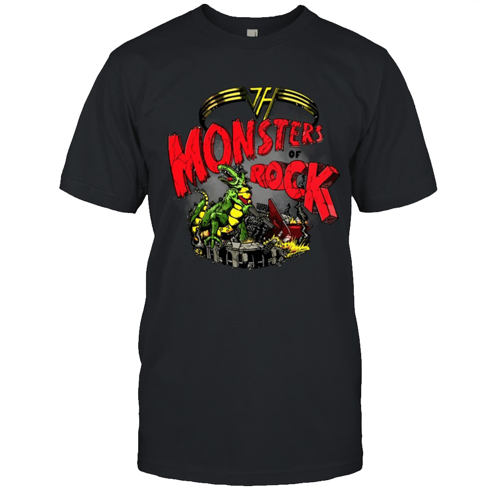 Monsters Of Rock Merch Monsters Of Rock Dinosaur T-Shirt First Fathers Day Gift Ideas-1