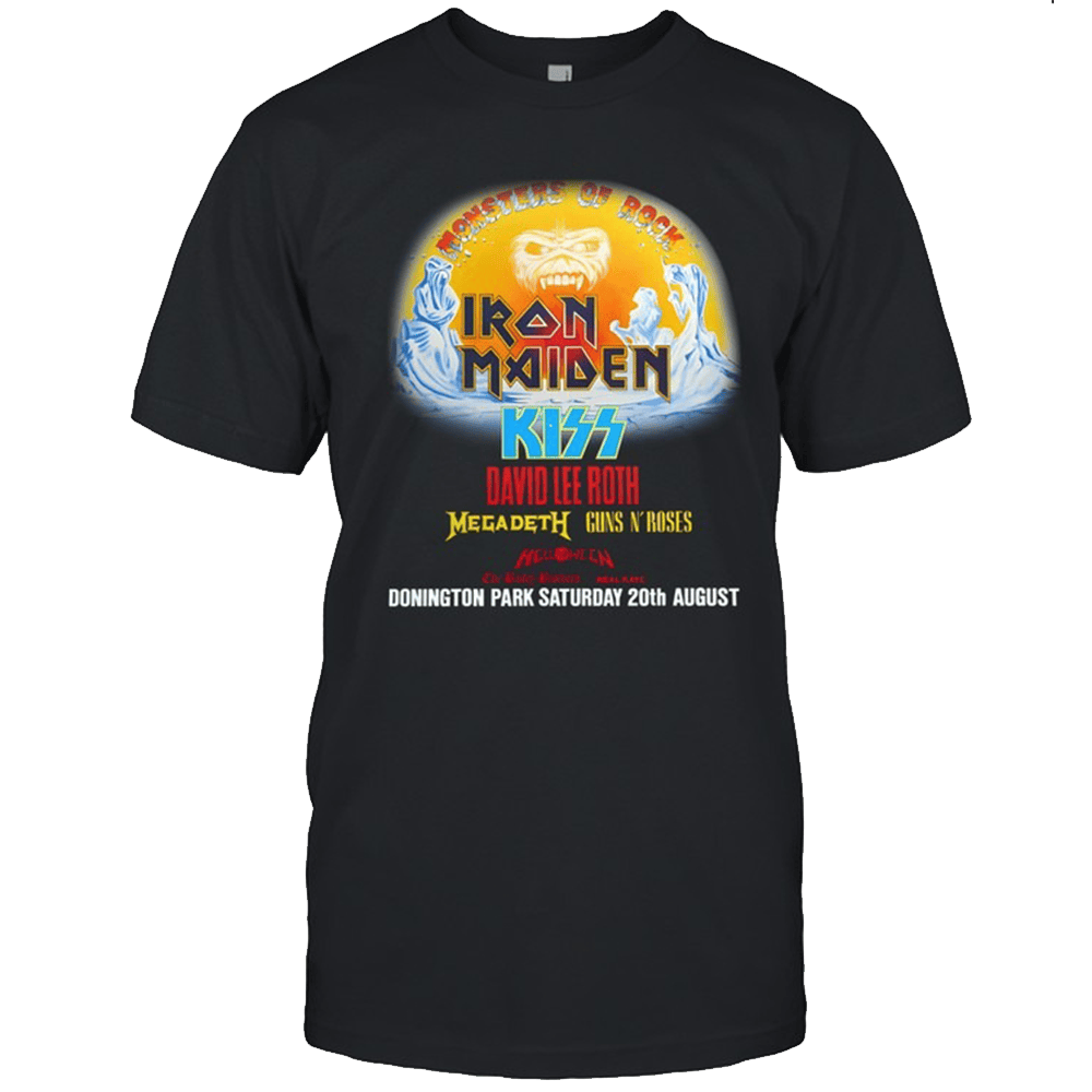 Monsters Of Rock Merch Monsters Of Rock Iron Maiden T-Shirt Fathers Day Presents-1