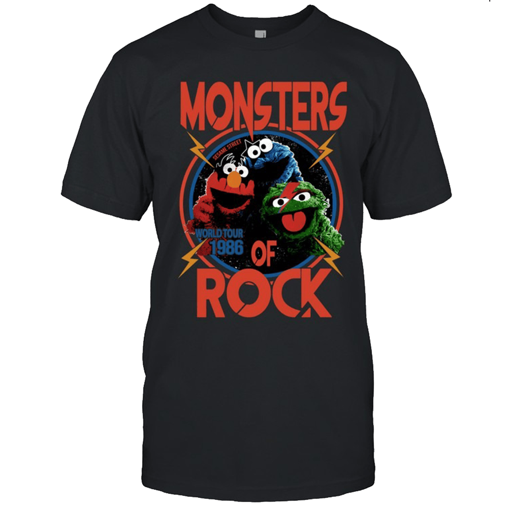Monsters Of Rock Merch Monsters Of Rock World Tour 1986 T-Shirt Father's Day Gifts-1