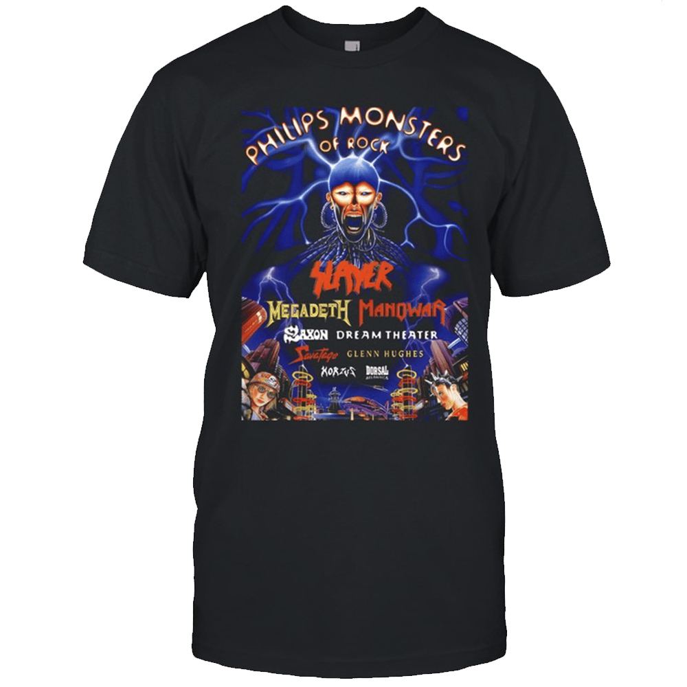 Monsters Of Rock Merch Philips Monsters Of Rock T-Shirt Perfect Father's Day Gifts-1