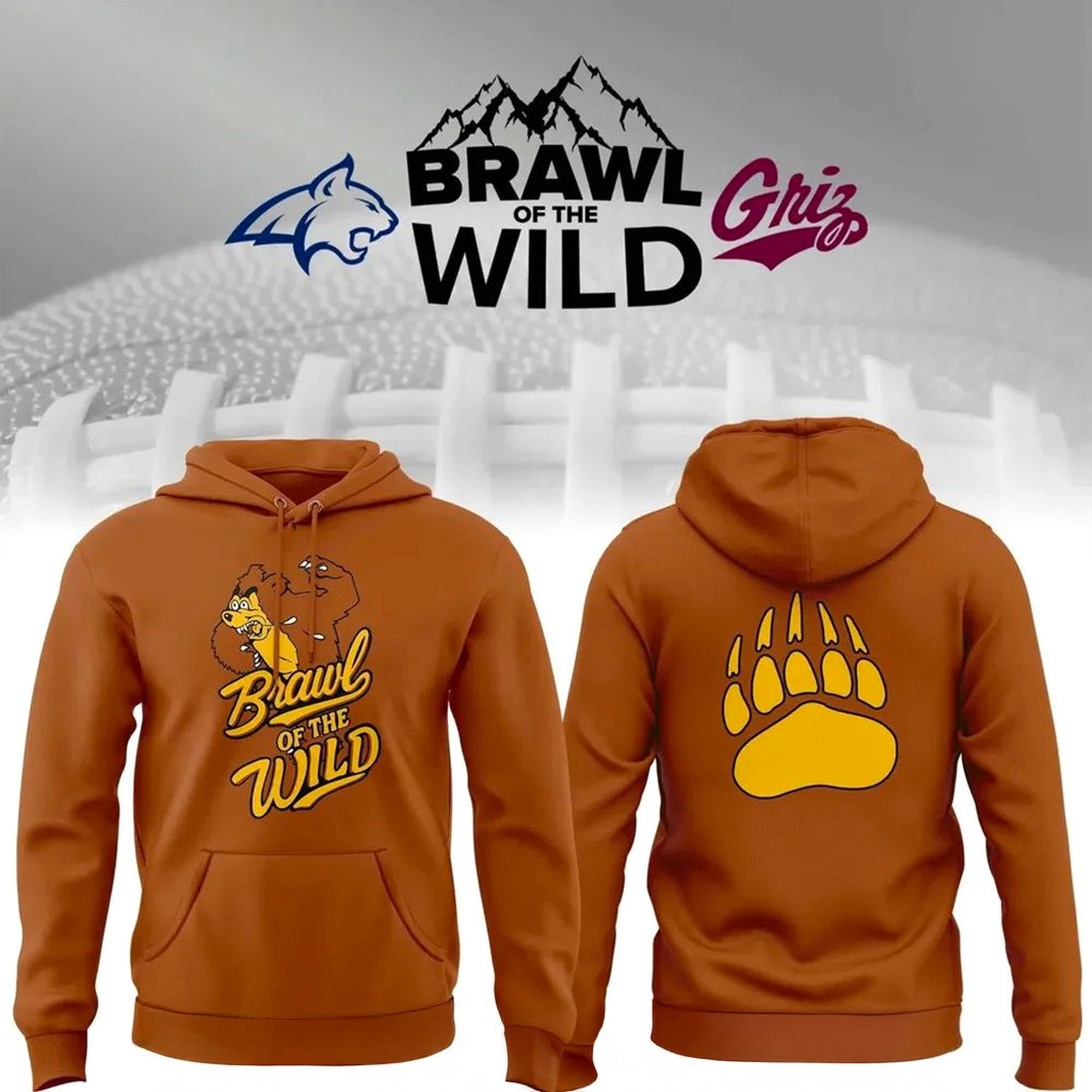 Montana Grizzlies Brawl Of The Wild Hoodie Montana Grizzlies Merch Xmas Gifts For Dad-1