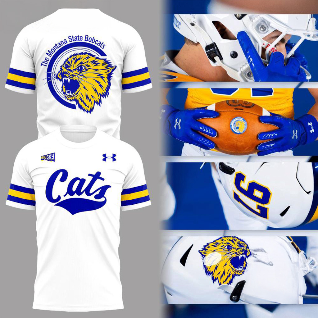 Montana State Bobcats Gold Rush 2025 T-Shirt Bobcats Merch Gifts For Dudes-1