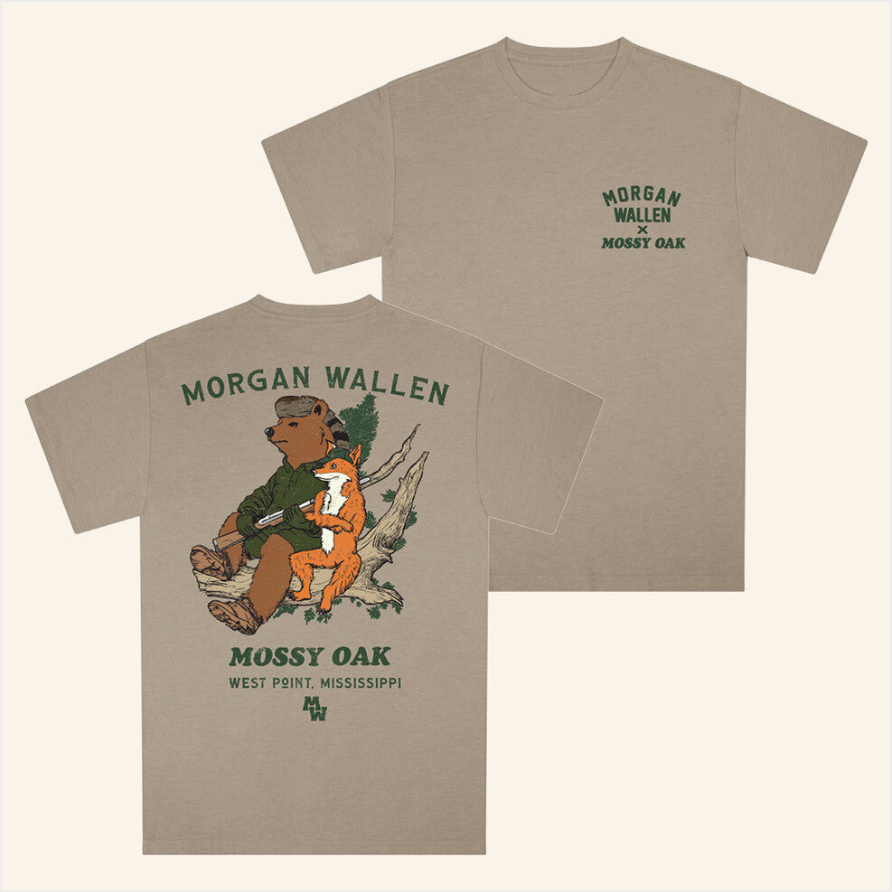 Morgan Wallen Camo Shirt Mossy Oak Morgan Wallen T-Shirt Gifts For Husband Gifts For BFF-1