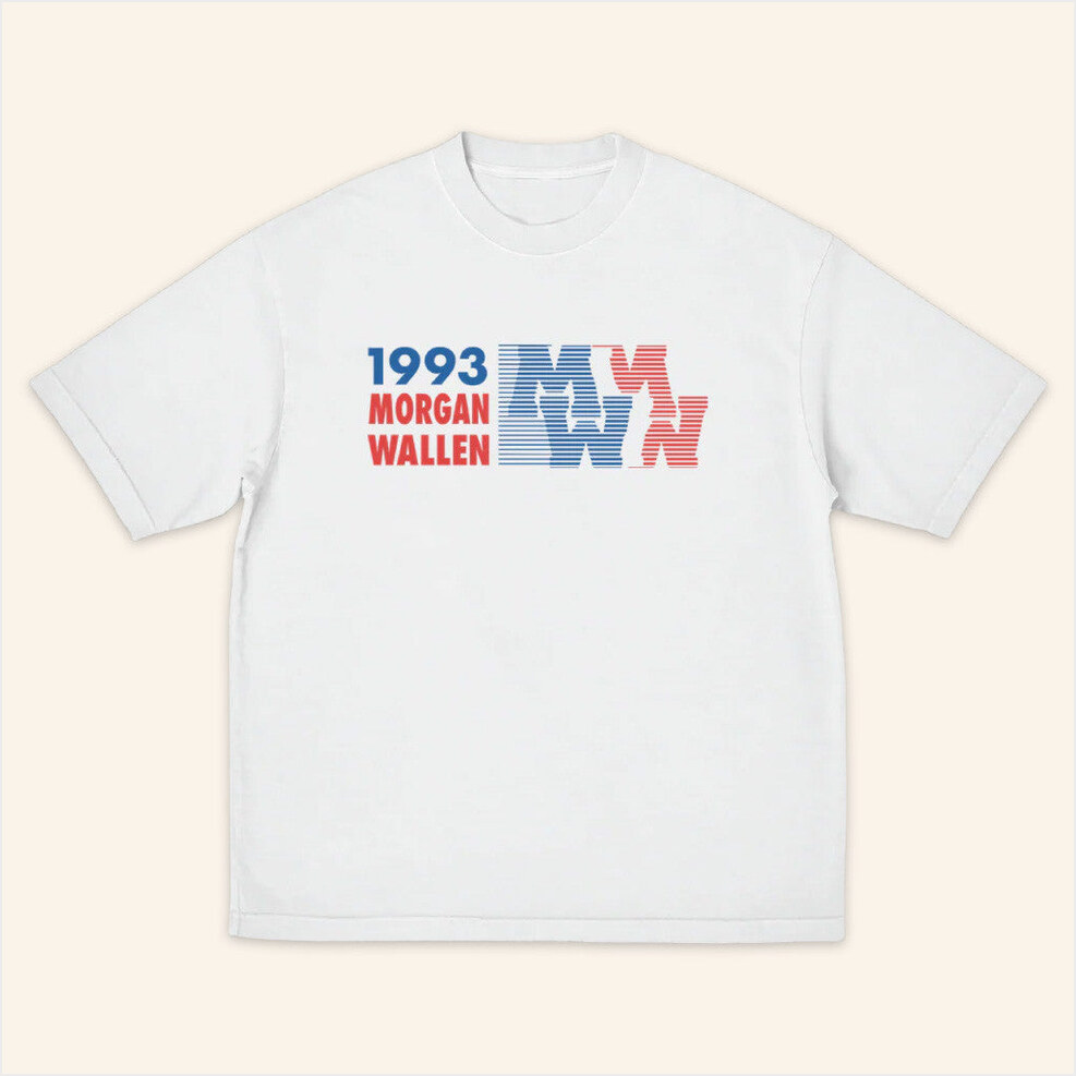 Morgan Wallen Merch 1993 T-Shirt Gifts For Music Enthusiasts Birthday Gifts For Friends-1