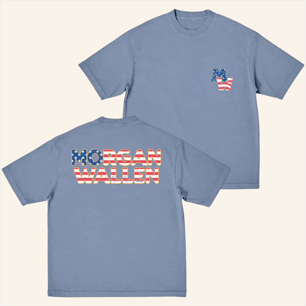 Morgan Wallen Merch Morgan Wallen Flag T-Shirt Gifts For Dad Birthday Gifts For Best Friend-1