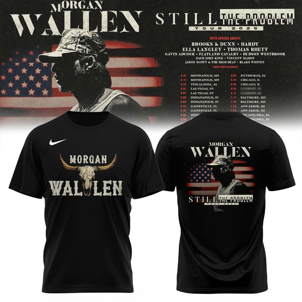 Morgan Wallen Still The Problem Tour 2025 T-Shirt Morgan Wallen Merch Xmas Gifts For Music Fan-1