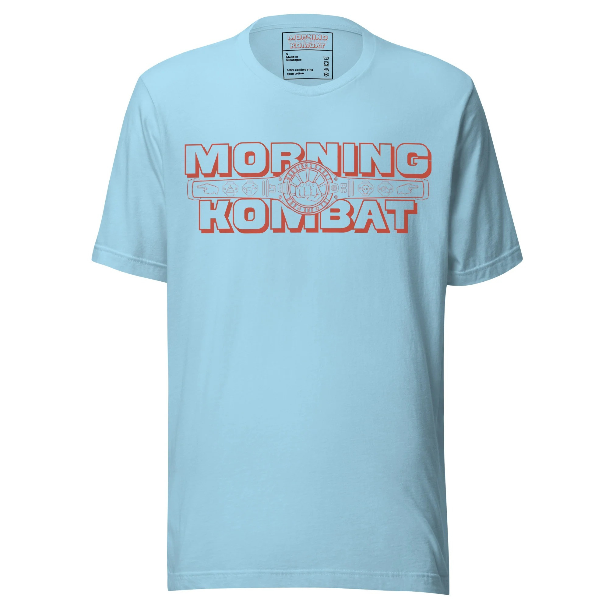 Morning Kombat Merch Blue Morning Kombat T-Shirt Meaningful Father's Day Gifts-1