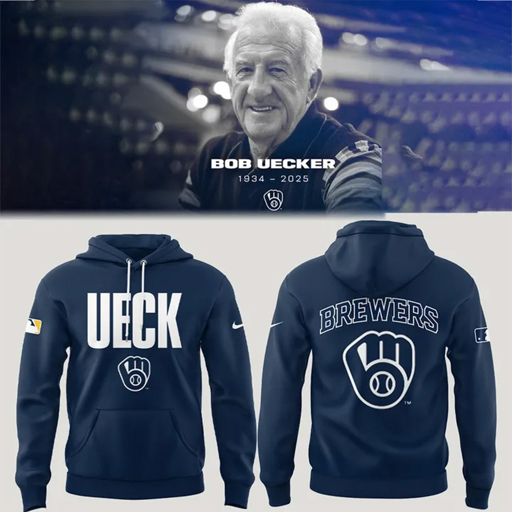 Mr Baseball Bob Uecker Baseball Tribute Milwaukee Brewers Hoodie Gifts For Hockey Enthusiasts-1