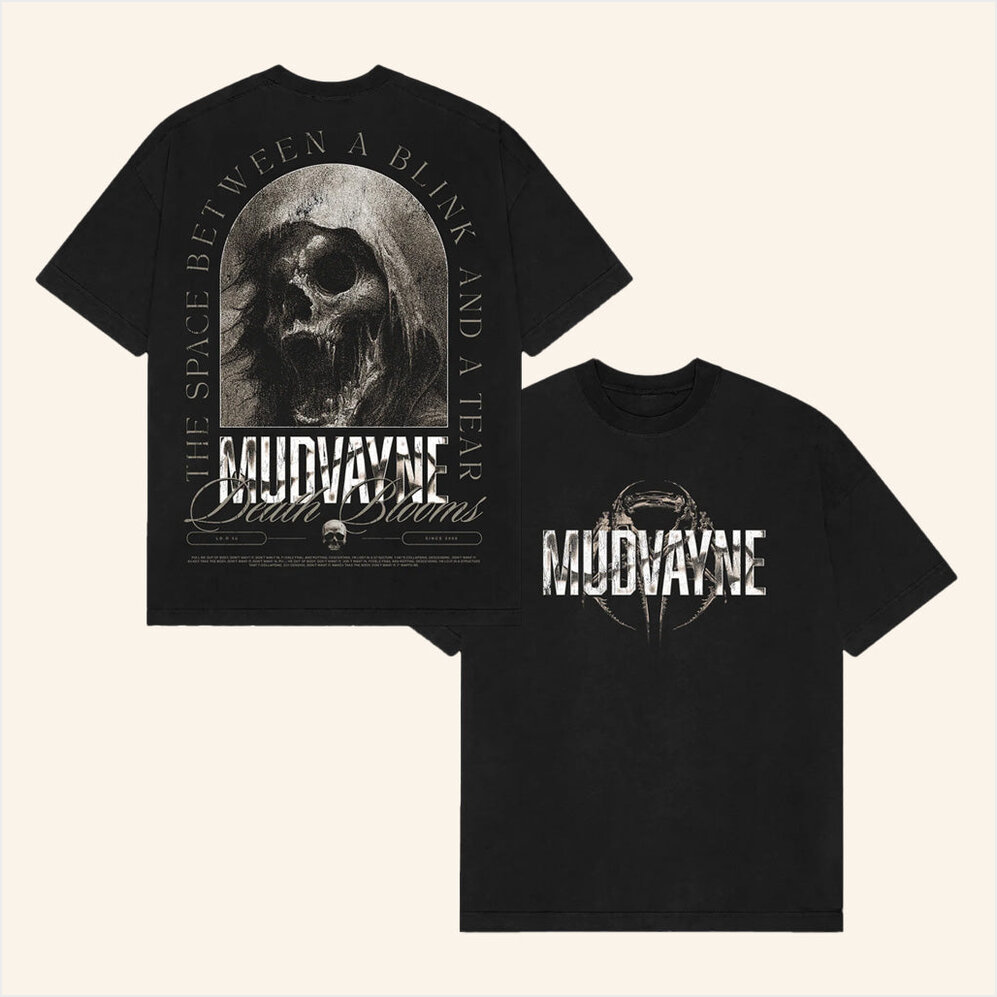 Mudvayne Merch Death Blooms T-Shirt Birthday Gifts For Dudes Gifts For BFF Christmas Presents Ideas-1