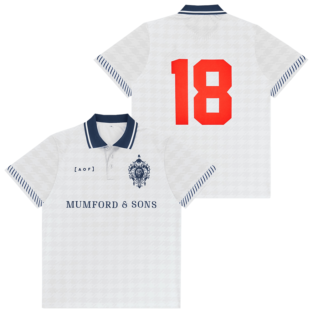 Mumford And Sons Merch AOF x Mumford And Sons Football Shirt Gifts For Rock Band Fans-1