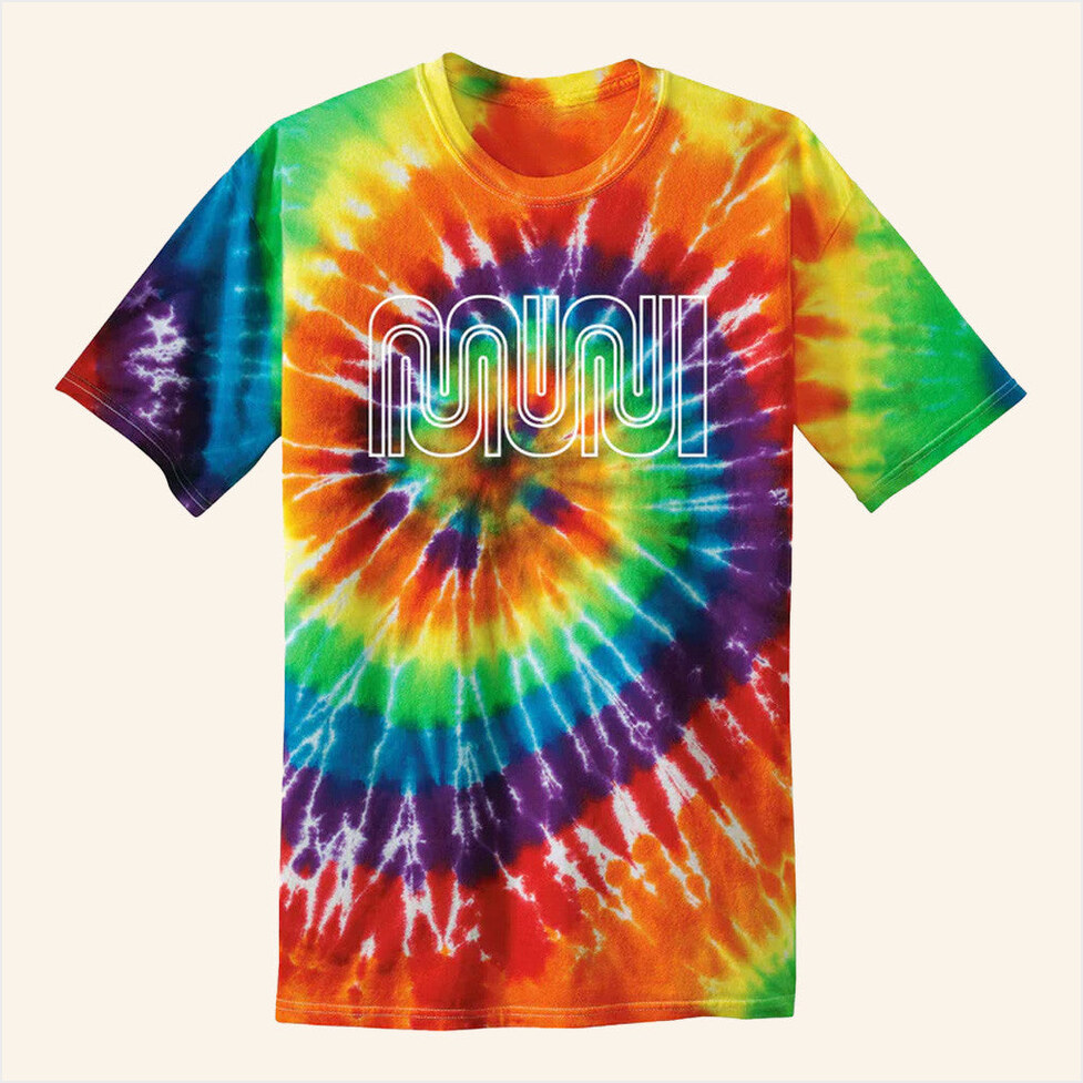 Muni Merch Muni Tie Dye T-Shirt Birthday Gift Ideas For Husband Gifts For Fans Christmas Presents Ideas-1