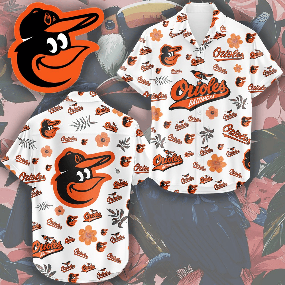 NBA Baltimore Orioles Baseball Summer Hawaiian Shirt NBA Merch Fathers Day Presents-1