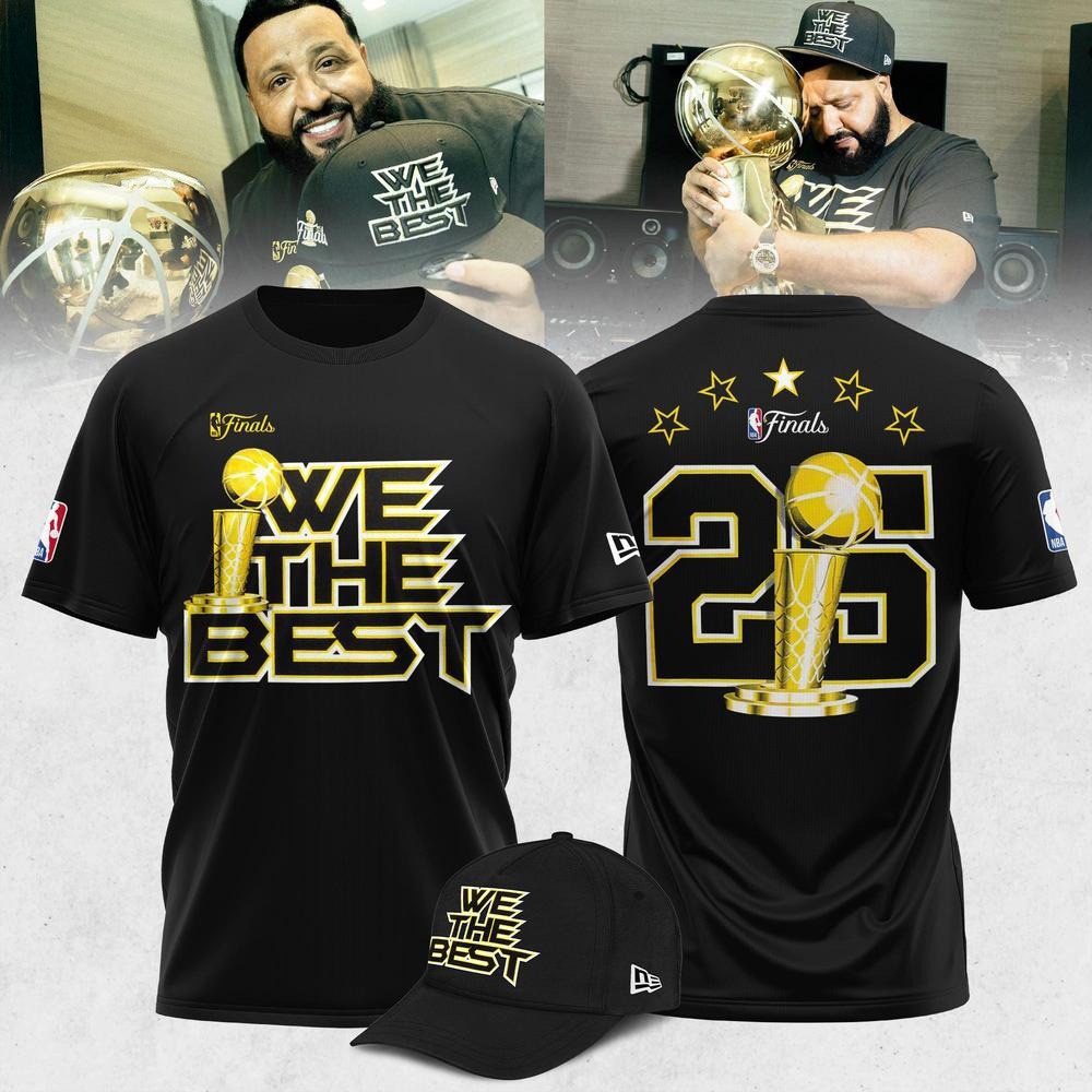 NBA Finals x DJ Khaled We The Best T-Shirt Fathers Day Presents-1