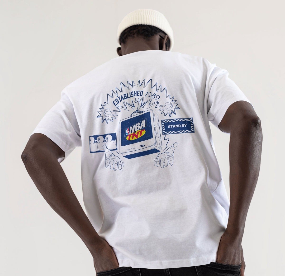 NBA on TNT Standby White T-shirt Good Gifts For Basketball Lovers NBA on TNT Standby White T-shirt Good Gifts For Basketball Lovers