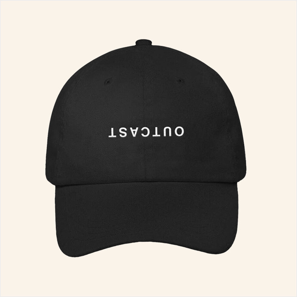 NF Real Music Merch Outcast Embroidered Hat Gifts For Him Birthday Gifts For Friends-1