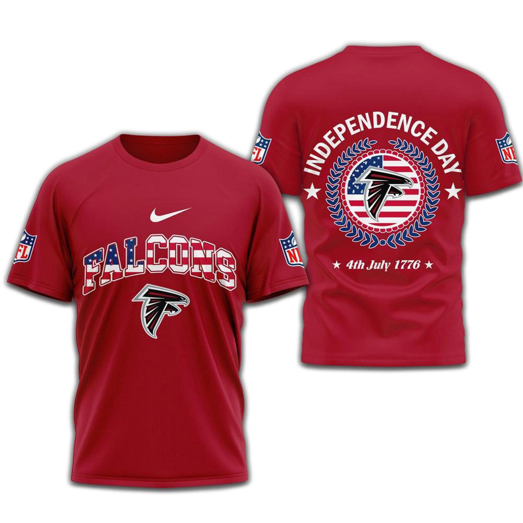 NFL Atlanta Falcons 2025 Independence Day Shirt-1